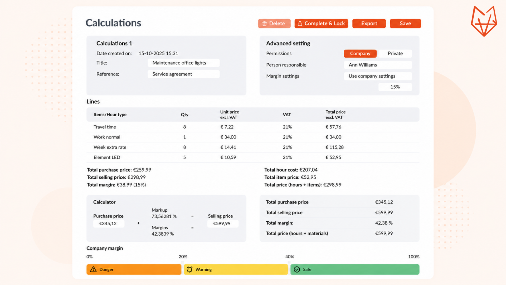 Blog Calculatie & offertes