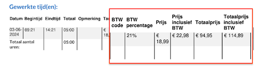 BTW prijs - BO release 3.0